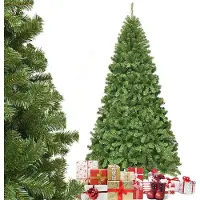 StarTech.com Sapin de Noël artificiel - 225 cm Arbre - 1346 pointes - Aiguilles en PVC - Support métallique - Système pliable