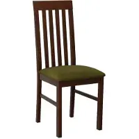 Mirjan 24 Chaise de salle à manger rembourrée DANBURY 1 - noyer / olive foncé