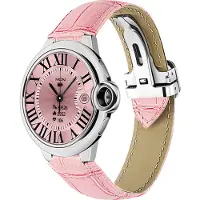 Douself AW28 Montre de sport intelligente Écran 1,32 pouce, montre Bluetooth BT5.0, IP67 étanche, mode super multisport, ceinture argentée + rose (batterie intégrée)