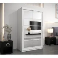 Minio Armoire 120 cm ROMA 2 blanc