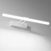 Emke LED Lampe à miroir Lampe à miroir IP44 pour salle de bain Applique LED 40cm, pivotante à 200° Lampe d'armoire blanche 6500K
