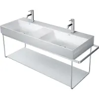 Duravit DuraSquare console en métal 126,5x45,1cm, pour lavabo 235312, montage mural, 0031181000