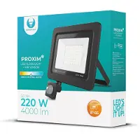 Forever Light Projecteur à LED PROXIM II 50W |4500K| PIR IP66