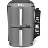 Ninja Friteuse sans huile Double Stack XL SL451EU, 9,5L, 6 programmes, Thermosonde, 2470W