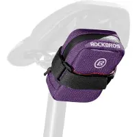 RockBros Sacoche de selle de vélo Mini Sacoche de vélo portable pour outils 0,35L Violet