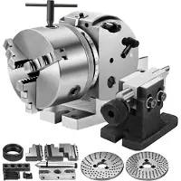 StarTech.com Diviseur avec mandrin à mors MT2 - Table rotative avec indexation - Hauteur du centre 100 mm - Dividing Head 23 kg - Table rotative avec plateaux - Un support fort pour l'usinage de pièces