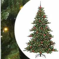 Syfax Sapin de Noël Artificiel à Branches Articulées Vert 180 cm