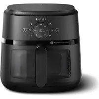Philips Friteuse sans huile Airfryer Série 2000, 6.2L, 13 modes, Fenêtre de cuisson, 1500W, Noir