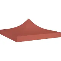Prolenta Maison Exclusive - Toile de tente de réception 3 x 3 m, rouge terracotta, 270 g/m²