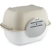 Rotho Set Katzentoilette 3 Tlg. BELLA farbig sortiert V2 (Bac à litière fermé)
