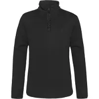 Protest Rewillowy Half Zip Long Sleeve T-shirt Noir 164 cm Garçon