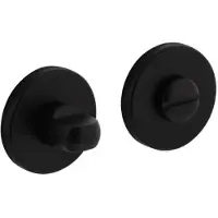 Intersteel Fermeture des toilettes Tira Rond Noir