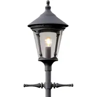 Konstsmide Lampe lanterne Virgo noir