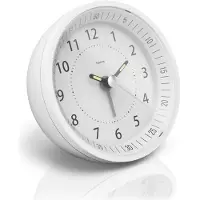 Hama Réveil radiopiloté Roundly, blanc