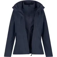 Regatta Veste 3 en 1 Professional pour femme Kingsley, imperméable LT348 (46 DE) (bleu marine)