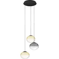 Eglo Suspension Pantoja, noire, diamètre 52 cm