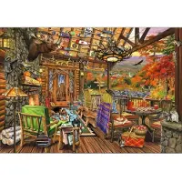 Bluebird Puzzle Puzzle Oiseau Bleu Puzzle Porche Adirondack - 1000 Teile Puzzle