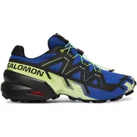 Salomon Chaussure de course 'Speedcross 6' bleu / jaune citron / noir