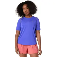 Asics T-shirt Road Top manches courtes violet femme, Taille L