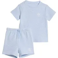 Adidas Originals Ensemble T-shirt/Short Waffle Bébé - Bleu, Bleu