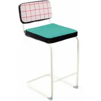 Seletti Tabouret de bar Superstool à grille rouge