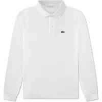 Lacoste Kids 847387 Long Sleeve Polo Blanc 6 Years Garçon