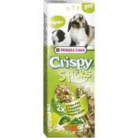 Versele-Laga Crispy Sticks Bâtonnet aux légumes pour lapins et cochons d'Inde 110g