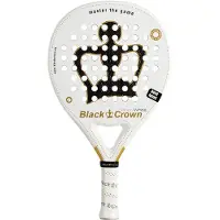 Black Crown Raquette de padel - - Piton - Carbone 3K - Contrôle &amp; polyvalence - Surface 5D ExtraSpin