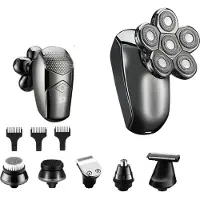 INF Rasoir / tondeuse 6 en 1 pour la tête et le visage Gris foncé