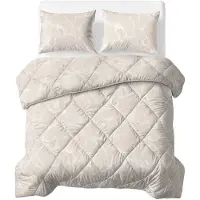 Royal Textile Couverture "Sleeptime Lazy" en coton, couleur beige, dimensions 200 x 220 cm
