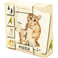 Mama Maluje Puzzle 4 pièces Animaux