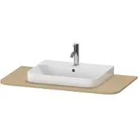 Duravit Console Happy D.2 Plus, 1000x550 mm, 1 découpe, pour meuble sous-lavabo HP4941, HP4961, HP4971, HP031E07171