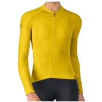 Castelli Espresso 2 Long Sleeve Jersey Jaune M Femme