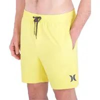 Hurley One&only Solid Volley 17'' Badeshorts Gelb S Mann Gelb S