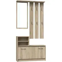 Top E Shop Mur d’entrée PRIIT – chêne sonoma