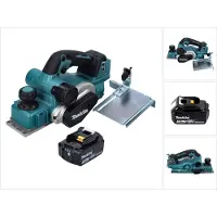 Makita DKP181F1 Rabot sans fil 82mm 18V Brushless + 1x Batterie 3,0 Ah - sans chargeur