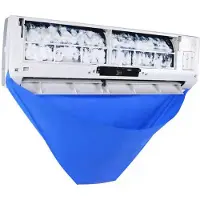 INF Housse de nettoyage pour climatisation, pack de 4 Blue