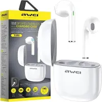 Awei Casque Bluetooth 5.0 T28 Tws+ Docking Station Blanc/Blanc