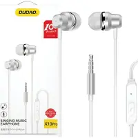 Dudao In-Canal Headset avec télécommande et microphone 3.5 Mm Mini Jack White (X10 Pro White)