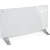 Klarstein Radiateur Electrique à Faible Consommation d'Energie, 2000W Chauffage Electrique d'Intérieur avec Thermostat, Portable, Chauffage Mural, Chauffage d'Appoint, Radiateurs, Pieds en Aluminium