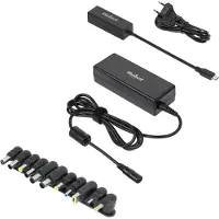 Rebel chargeur universel de voyage 90W 15-20V automatique avec Power Delivery 12 prises noir