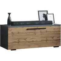 VCM Meubles Meuble Télévision | Planche | Armoire Meuble Télévision avec porte pliante large | Dimensions H. 39 x W. 95 x D. 40 cm | Fernseh Furniture – Arila S
