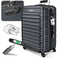 Kesser Valises Valises à coque rigide avec serrure à combinaison, balance + étiquette à bagages