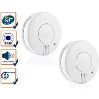Smartwares Pack de 2 détecteurs de fumée