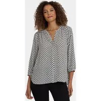 Nydj Pintuck Blouse | Gervais Geo