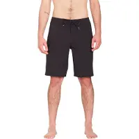Volcom - Short de bain stretch - Lido Solid Mod 20 Boardshort Black pour Homme - Taille 31 US - Noir