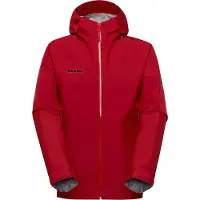 Mammut - Veste de randonnée imperméable en GORE-TEX ePE - Crater Light HS Hooded Jacket Men Dark Red - Taille M - Rouge