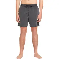 Volcom - Short de bain stretch - Center Trunk 17 Boardshort Black pour Homme - Taille M - Noir