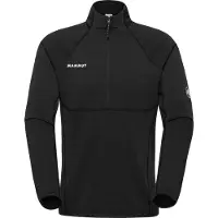 Mammut - Polaire stretch en Polartec à demi-zip - Taiss ML Half Zip Pull Men Black pour Homme - Taille L - Noir