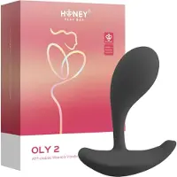 Honey Play Box Oly 2 - Vibromasseur point G et clitoris contrôlé par application (noir)